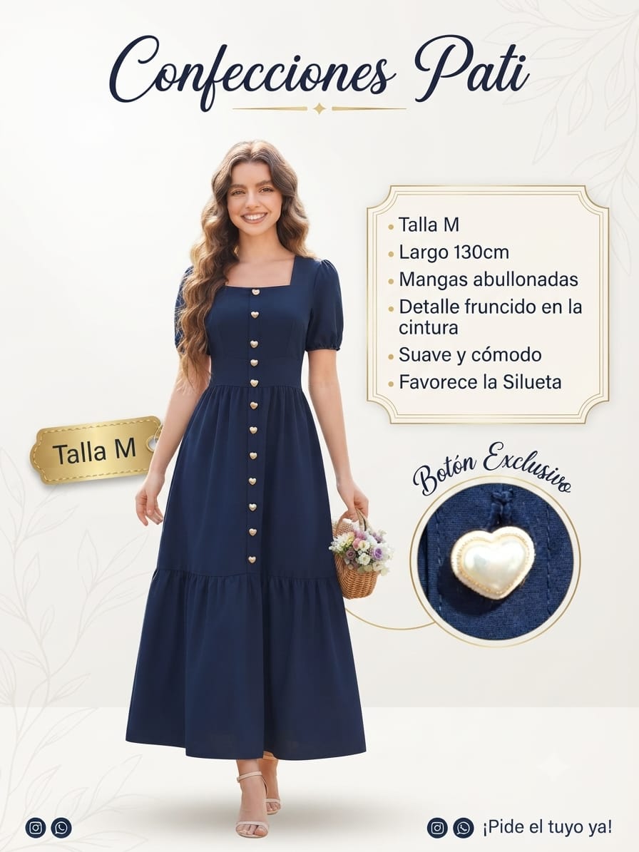 Vestido Azul Marino