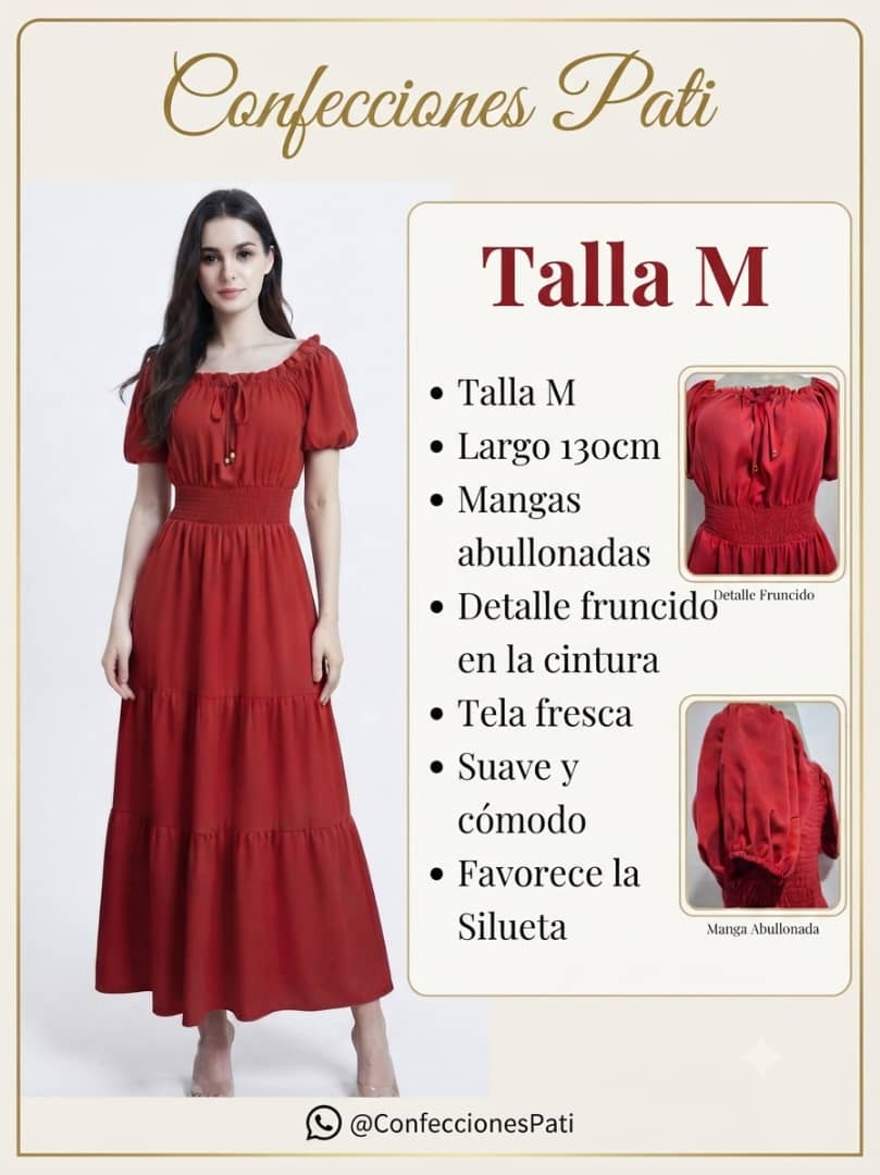 Vestido Rojo Mediano